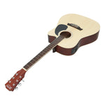 Alpha 41 Inch Electric Acoustic Guitar Wooden Classical EQ With Pickup Bass Natural"