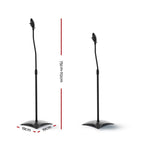 Set of 2 112CM Surround Sound Speaker Stand - Black